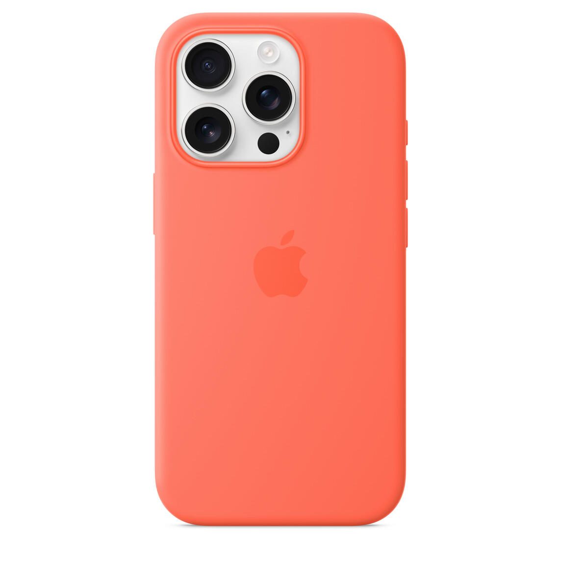 Apple iPhone 16 Pro Silikon Case mit MagSafe, mandarine Apple iPhone 16 Pro Silikon Case mit MagSafe, mandarine